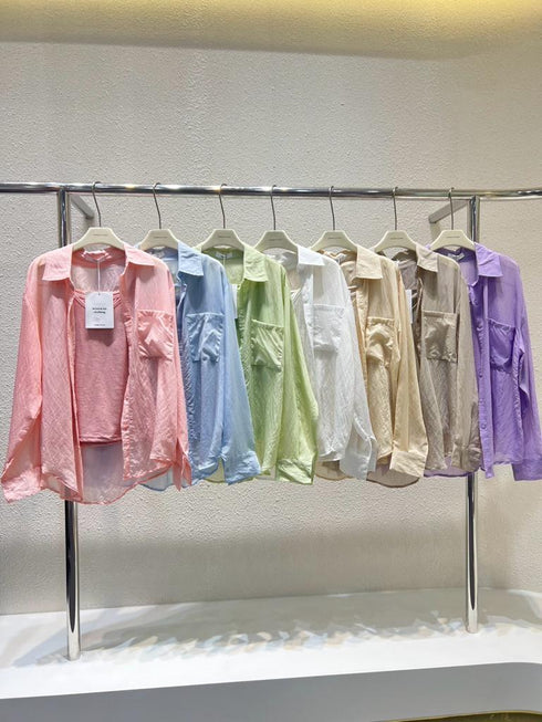 WANWAN Two Piece  Sets Tank Top With Shirts
